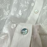 NEW NWT Grand & Greene Butterfly & Floral Applique White Top Size Large Fairy Photo 7