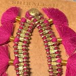 Shiraleah  Anthropologie felicity tassel pink‎ gold Fringe bracelet Photo 3
