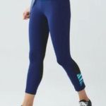 Lululemon pace rival crop 4 mesh run or gym legging hero blue seven wonders Photo 1