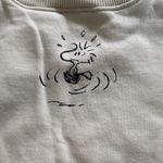 ZARA Cream Snoopy Crew Neck Sweater Photo 5
