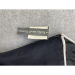 Kelly and Diane women's Dress Solid Black White Trim Size 6 Vintage Cross Back Photo 4