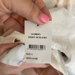 C/MEO COLLECTIVE NWT Elation Ruffle-Bodice Gown in Ivory with Blush Size Large Photo 5