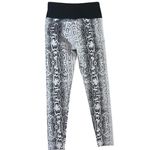 Noli Luxe Gray & Black Snake Athletic 3/4 Length Leggings Size Small Photo 1