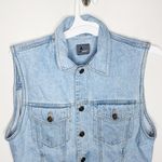 Liz Claiborne Vintage light wash denim vest size S Photo 52