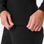 FIGS  Ribbed Longsleeve Underscrub in Black, Size Large Photo 4