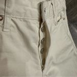 We The Free New NWOT People Mid Rise Jeans Ivory Sz 27 Raw Hem Edge Boho Button Photo 4