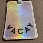 4/$30 Path Travel Holographic Luggage Tag Silver Photo 2