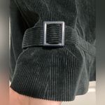 Chaus Petite Black Bomber Corduroy Zip Up Jacket Size 12 Photo 6