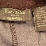 Jane Ashley NWT  Woman Espresso Chocolate Brown Velour Pants 1X Photo 3