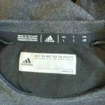 Adidas  Athletics Team Icon Top Long Sleeve Black Melange & White Size L Photo 4