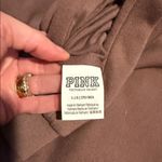 PINK - Victoria's Secret 🤎VS•PINK Brown/Coffee Reversible Fleece Campus SweatPants•Size:L🤎 Photo 4