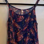 Mudd palm tree leaf Spaghetti strap top Photo 0