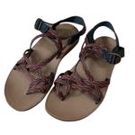 Chacos Chaco Pulse Eclipse Womens Sz 7 Pink Navy Adjustable Strappy Comfort Sandal Shoe Photo 1
