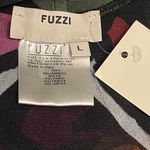 FUZZI Tulle Kimono Italian Watercolor Floral Print NWT~ Rare Find! Black Size L Photo 8