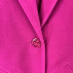 Chico's  Size 3 US 16 18 Knit Plush Jacket Hillcrest Pink Over Coat Single Button Photo 3
