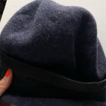 Rosette Whimsygoth French Lambswool felt cloche hat with 
flower y2k Photo 6