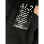 LIONESS Women's Bodycon Dress Midi Ruched Sides Black Long Sleeve Size S Small Photo 4