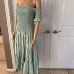 STAUD NWOT Elliot Dress | Sage - Green / Neutral Photo 6