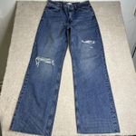 ZARA Women's NEW Size 14 High Rise Full Length Wide Leg Jeans Photo 1