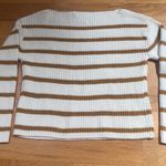 H&M ✨Preowned White and yellow striped sweater ✨ Photo 0