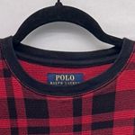 Ralph Lauren Polo  Waffle Knit Thermal Shirt Small Buffalo Christmas Holiday Warm Photo 2
