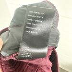 Urban Outfitters Ribbed Velvet Corduroy High Rise Flare Pants Burgundy Size 8 Photo 4