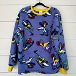 Disney Women’s Medium Pluto Sherpa Pullover Sweatshirt Photo 0