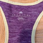 Adidas  climalite size small racer back tank top pretty purple green trim EUC Photo 5