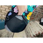 one piece swimsuit floral Vintage 1980s modesty panel Green Size 18 Photo 6