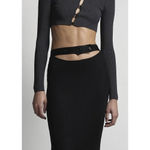 Aya Muse Maggie Cutout Skirt in Black X Photo 9