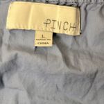 Pinch Cotton Ruffle Relaxed Peasant Coastal Dress Size Small Blue Photo 4