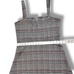 Aero Seriously Soft Size Large Black White Plaid Sleeveless Stretch Jumper Photo 5