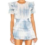 Love Shack Fancy  Natasha Heritage Mini Dress Blue tye dye  Photo 0