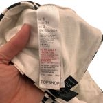 Topshop  Black & White Checkered Bandeau Crop Top Size 2 Photo 3