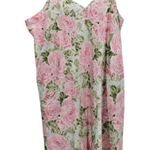 Cabernet‎ Pink Floral Satin Slip Dress Rose Lingerie Coquette Pockets Size XL Photo 0