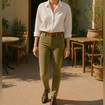 Levi's Levi’s 711 Skinny Mid-Rise Corduroy Jeans Gold Brown Mustard Size 29 NWT Photo 1