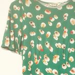 Boden Women's Size 2 Sangria Sunset Geo Pome Felicity Jersey Midi Tea Dress Green Photo 2