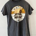 Star Wars  Top Women's Small Gray The Last Jedi Crewneck Tee Fifth Sun Photo 0