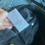 Free People  Reagan Button Fly Raw Hem Ankle‎ Jeans Black Pants Womens Size 26 Photo 7