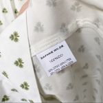 Daphne Wilde Leaf Clover Print Midi Dress White Size 6 Photo 4