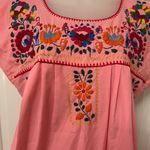 Embroidered Florals in Mexican Style Top/Dress Size M Photo 2