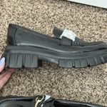 ASOS ‎ Design Masterpiece Chunky Loafer Black Patent Leather  Shoes Size 10 Photo 3