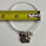 Disney  Alex & Ani Minnie Mouse Silver Charm Bracelet Photo 4