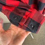 Madewell Buffalo Plaid Flannel Button Down Shirt Oversized Fit - Large Photo 2