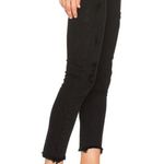 AGOLDE Sophie Crop High Rise Skinny Jeans Size 27 Washed Black Distressed Photo 2