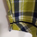 Boxercraft  XL Cotton Plaid Pajama Pants in Navy and Lime Photo 3