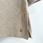 Joules Sarah Knitted Poncho Sweater Tan Size 8 Photo 3