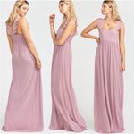 Show Me Your Mumu NWT June Maxi Bridesmaid Dress in Antique Rose Chiffon Photo 1