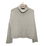 Loro Piana Cashmere Blend Turtleneck Sweater Women’s XS Beige Soft Knit Photo 5