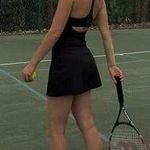 Alo Yoga Alo Airlift Fly Black Mini Dress XS Photo 1